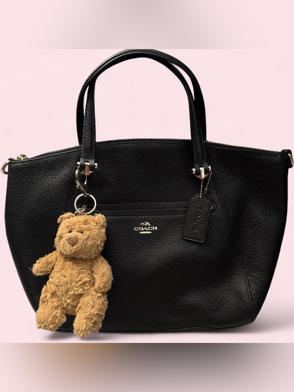 coach prairie satchel in pebbled leather